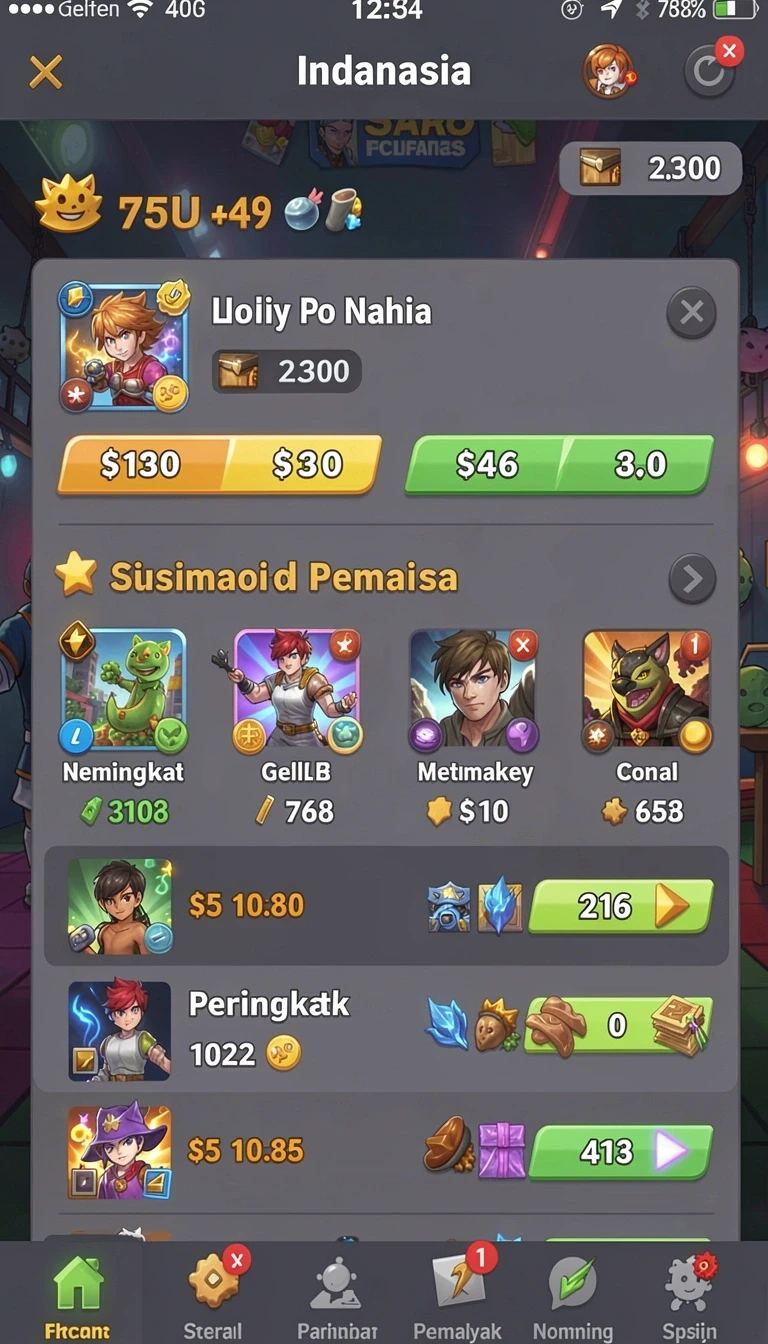 Tampilan utama aplikasi Aplikasi latoto Ringan untuk Android yang intuitif dan efisien.